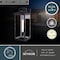 Vaxcel Kinzie 1 Light Dusk to Dawn Black Outdoor Wall Lantern Clear Glass T0645 - alternate 8